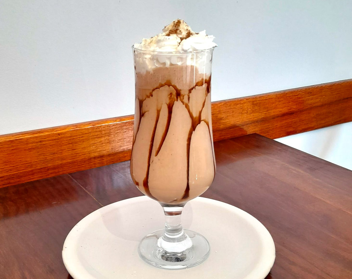 Cafés e Chocolates Gelados